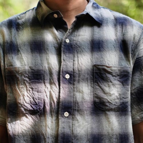 RAL meets holk / Player Short Sleeve Shirt Ombre Check